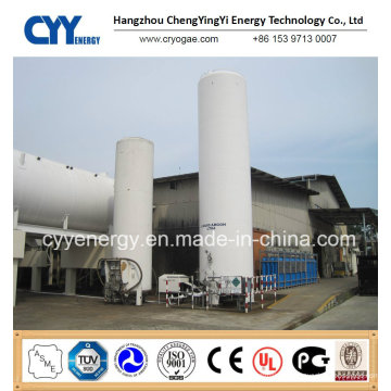 5 ~ 200m3 Tanque de almacenamiento de oxígeno líquido dióxido de carbono nitrógeno argón LPG LNG
